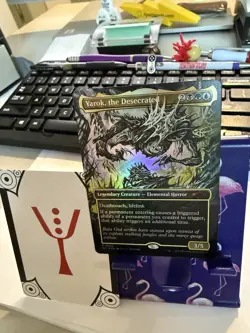 Yarok The desecrated Foil An Encyclopedia of Magic Secret Lair Countdown Kit MTG - Image 1