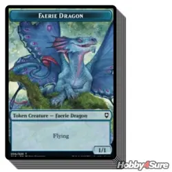 10 pcs Faerie Dragon Token (6/20) Commander Legends: Battle For Baldur's Gate - Image 1