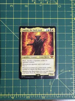 MTG: Lord of the Rings - Sauron, the Dark Lord - Mythic Rare - 0224 - NM - Image 1