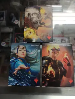 3 Diff 2019 Magic the Gathering Starter Decks Red Blue White Mage New - Image 1