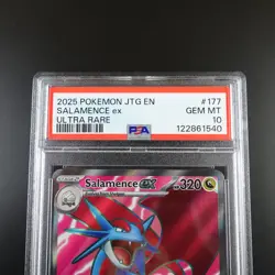PSA 10 Salamence ex 177/159 Pokemon Journey Together Holo Graded Card - Image 2