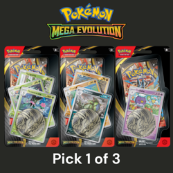 Pokemon TCG Mega Evolution Checklane Blister Tyranitar Meowscarada Drifblim (1x) - Image 1