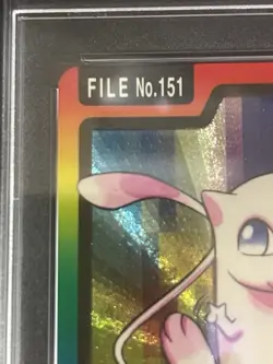 Pokemon Japanese PSA 9 Bandai Carddass Mew Foil #151 Mint - Image 3