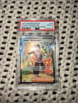 Pokemon 2025 SV Destined Rivals Ethan's Adventure #236/182 PSA 8 - Image 1