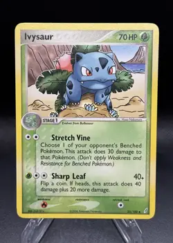 🌿 Pokemon TCG - Ivysaur 35/100 - EX Crystal Guardians - 2006 - Uncommon - LP - Image 1