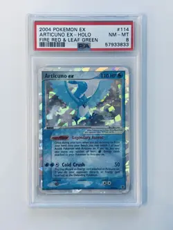 Pokemon Articuno ex EX Fire Red & Leaf Green Holo Rare #114 PSA 8 - Image 1