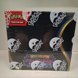 PREORDER Pokemon Mega Evolution Phantasmal Flames Booster Display Box (36 Packs) - Image 1
