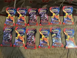 Pokemon TCG Destined Rivals Booster Hanger Packs New Sealed- Lot Of 12 - Image 3