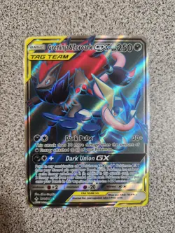 Pokemon TCG Greninja & Zoroark GX Tag Team 200/214 Full Art Near Mint Condition - Image 1