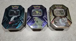 SEALED Pokemon TCG Triple Whammy 2024 Tin Lot Of 3 ?? FREE SHIPPING ?? - Image 1