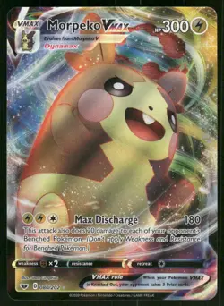 Morpeko VMAX 080/202 Ultra Rare Holo NM Pokemon SWSH01: Sword & Shield Base Set - Image 1