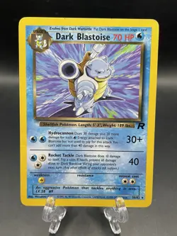 Pokemon TCG Dark Blastoise #20/82 Team Rocket Non Holo Rare WOTC VTG 2000 LP - Image 1