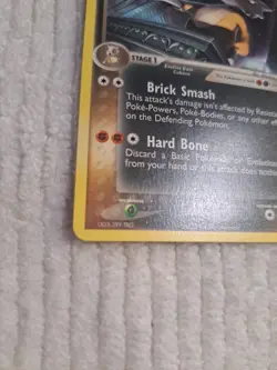 Dark Marowak 7/109 EX Team Rocket Returns Rare Non Holo Pokemon TCG 2004 LP - Image 2