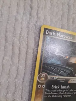 Dark Marowak 7/109 EX Team Rocket Returns Rare Non Holo Pokemon TCG 2004 LP - Image 3