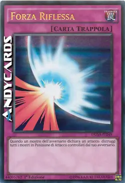 FORZA RIFLESSA • (Mirror Force) • Ultra R • DUSA IT048 • 1Ed • Yugioh! ANDYCARDS - Image 1