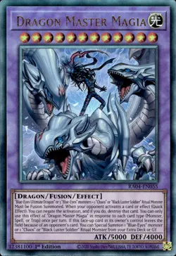 Dragon Master Magia - Ultimate Rare 1st Edition RA04-EN055 - NM - YuGiOh - Image 1