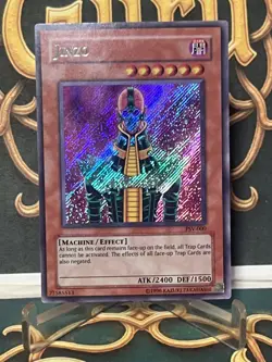 Yu-Gi-Oh! TCG Jinzo Pharaoh's Servant PSV-000 Unlimited Secret Rare - Image 2
