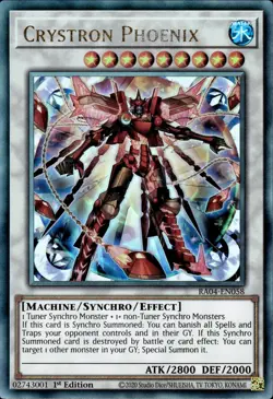 Crystron Phoenix - Ultimate Rare 1st Edition RA04-EN058 - NM - YuGiOh - Image 1