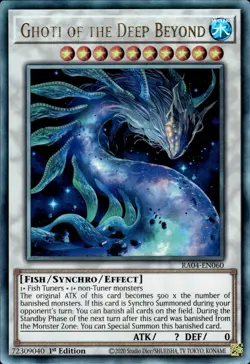 Ghoti Of The Deep Beyond - Ultimate Rare 1st Edition RA04-EN060 - NM - YuGiOh - Image 1