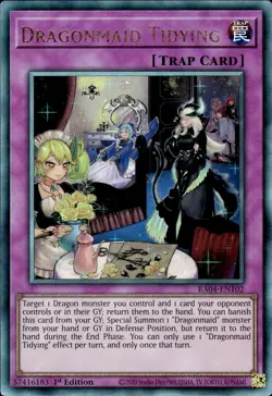 Dragonmaid Tidying - Ultimate Rare 1st Edition RA04-EN102 - NM - YuGiOh - Image 1