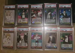 Psa 10 Weiss Schwarz Chainsaw Man CSM Full 10 Card RR Set Simultaneous Certs - Image 1