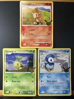 Pokemon 25th Anniversary Sinnoh First Partner Pack Jumbo Cards - Celebrations - Image 1