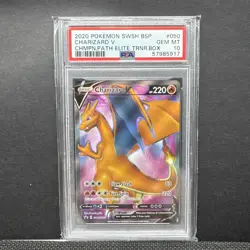 Pokemon Card ' Charizard V SWSH050 Black Star Promo Full Art Holo - PSA 10 - Image 1