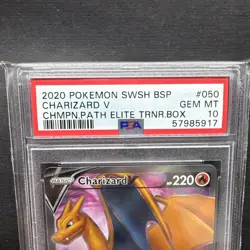 Pokemon Card ' Charizard V SWSH050 Black Star Promo Full Art Holo - PSA 10 - Image 2