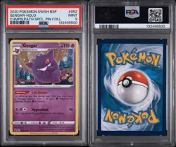 Gengar SWSH052 Holo Pokemon Card PSA 9 English 2020 Black Star Promo TCG CCG - Image 3