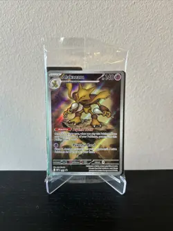 Pokemon TCG Alakazam Promo 2025 Mega Evolution ETB Black Star Promo Card Sealed - Image 1