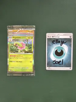 Mega Evolution STAFF Promo Prerelease Pack All 4 Staff Cards MEP001,002,003,004 - Image 4