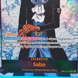 Sabo 120 SEC Parallel Carrying On His Will OP-13 One Piece Card Game - Image 2