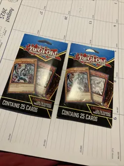 Yu-Gi-Oh! TCG SHONEN JUMP Hanger Pack 20 Common Cards & 5 Rare Cards X2 - Image 1