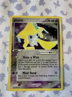 Pokemon TCG Jirachi Ex Hidden Legends Holo Rare Pokemon Card 8/101 - Image 1