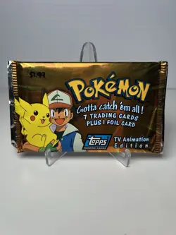 Pokemon Topps Trading Cards TV Animation Edition: Series 1 Factory Sealed - Image 1