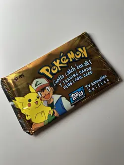 Pokemon Topps Trading Cards TV Animation Edition: Series 1 Factory Sealed - Image 3