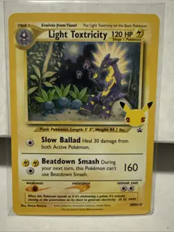 Light Toxtricity SWSH137 SWSH: Sword & Shield Promo Cards Holo - Image 1