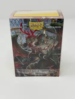 DRAGON SHIELD Christmas Dragon 2020 100 CARD SLEEVES DECK PROTECTORS MTG - Image 1