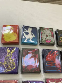 20 PACKS POKEMON CARD SLEEVE PROTECTORS 65 IN EACH PACK TOTAL OF 1300 DIFFERENT - Image 2