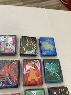 20 PACKS POKEMON CARD SLEEVE PROTECTORS 65 IN EACH PACK TOTAL OF 1300 DIFFERENT - Image 3