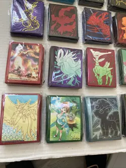 20 PACKS POKEMON CARD SLEEVE PROTECTORS 65 IN EACH PACK TOTAL OF 1300 DIFFERENT - Image 4