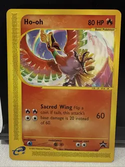 Pokemon TCG Ho-Oh Black Star Promos 52 Regular Promo Card LP Condition - Image 1