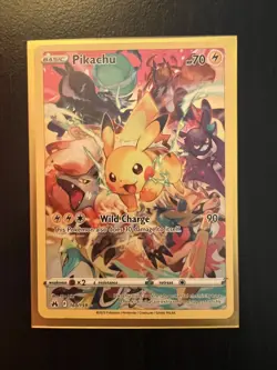 Pokemon Pikachu TCG Card Crown Zenith 160/159 Holo Secret Rare NM/Mint Condition - Image 1