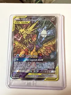 Pokemon TCG Moltres Zapdos Articuno GX SM210 Promo Holo Card NM Condition - Image 1