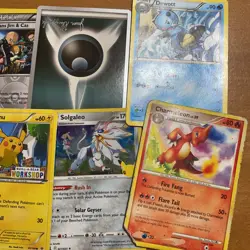 Vintage Pokemon Bulk lot 100+ 70 monster/Trainer 35 Energy all cards are Damage - Image 5