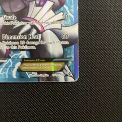 Pokemon Palkia-Ex TCG Plasma Blast Holo Card 100/101 Full Art Ultra Rare MP - Image 5