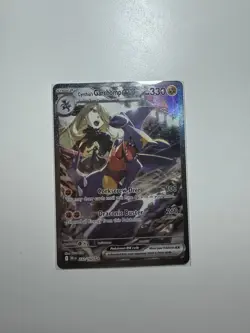 Pokemon S&V 2025 Destined Rivals Cynthia's Garchomp EX Sir Holo Card 232/182 - Image 2