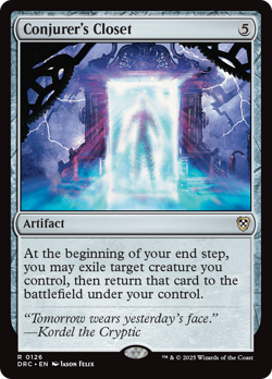 Conjurer's Closet [Aetherdrift Commander] Magic MTG - Image 1