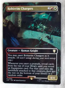 Rohirrim Chargers [New, Near Mint] Borderless Art {LotR: Commander} - Image 1