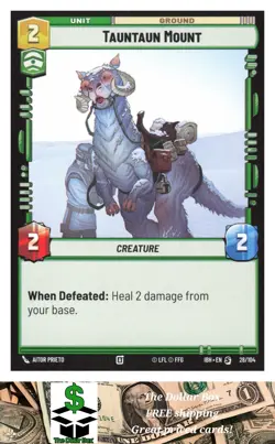 2025 Star Wars Unlimited Hoth Tauntaun Mount 28 - Image 1